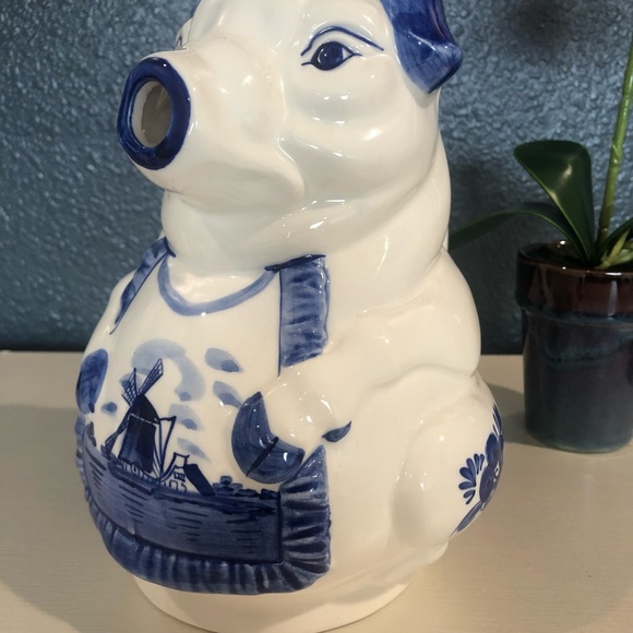Vintage - Hand painted Delft Pitcher - Picture 6 of 9